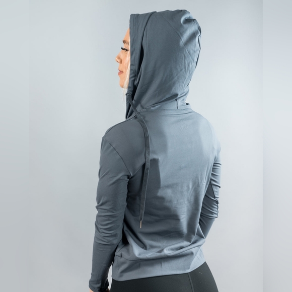 Til You Collapse Inspire Zip-Up Hoodie - Alloy Steel, size S - Picture 4 of 8